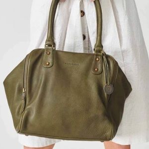 THE BORDEAUX HANDBAG in olive!  Butter soft leather!!!!!